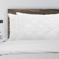 Royal Comfort Luxury Bamboo Blend Quilted Extra Fill Pillow Twin Pack