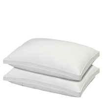 Load image into Gallery viewer, Royal Comfort Luxury Bamboo Blend Gusset Pillow 4cm Gusset Support Twin Pack