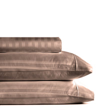 Load image into Gallery viewer, Royal Comfort 1200 Thread Count 3 Piece Combo Set 100% Cotton Striped
