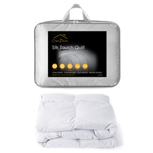 Load image into Gallery viewer, Casa Decor Silk Touch Quilt 360GSM All Seasons Antibacterial Hypoallergenic