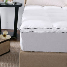 Load image into Gallery viewer, Royal Comfort 1000GSM Luxury Bamboo Fabric Gusset Mattress Pad Topper Cover