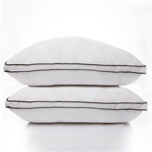 Load image into Gallery viewer, Casa Decor Silk Blend Pillow Hypoallergenic Gusset 50 x 75cm Bedding Twin Pack