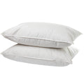 Casa Decor 50% Duck Feather 50% Down Pillow Cotton Cover 1000GSM Twin Pack