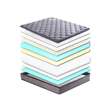 Load image into Gallery viewer, Casa Decor Bamboo Charcoal Mattress Pocket Spring Pillowtop 5 Zone