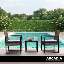 Load image into Gallery viewer, Arcadia Furniture Outdoor Wicker Rattan Patio Set Garden Patio Home