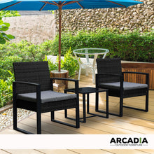 Load image into Gallery viewer, Arcadia Furniture Outdoor Wicker Rattan Patio Set Garden Patio Home