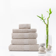 Load image into Gallery viewer, Royal Comfort 5 Piece Cotton Bamboo Towel Set 450GSM Luxurious Absorbent Plush