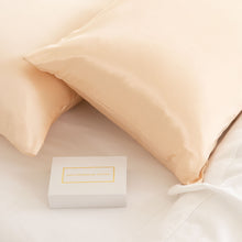 Load image into Gallery viewer, Royal Comfort Mulberry Soft Silk Luxurious Hypoallergenic Pillowcase Twin Pack