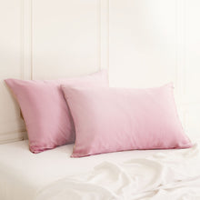 Load image into Gallery viewer, Royal Comfort Mulberry Soft Silk Luxurious Hypoallergenic Pillowcase Twin Pack