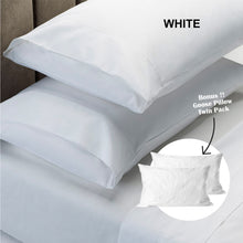 Load image into Gallery viewer, Royal Comfort 4 Piece 1500TC Sheet Set And Goose Feather Down Pillows 2 Pack Set