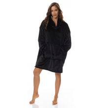 Load image into Gallery viewer, Royal Comfort Snug Hoodie Nightwear Super Soft Reversible Fleece 750GSM