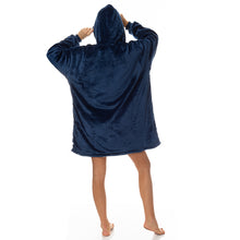 Load image into Gallery viewer, Royal Comfort Snug Hoodie Nightwear Super Soft Reversible Fleece 750GSM
