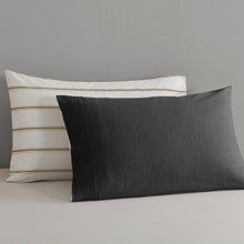 Load image into Gallery viewer, Royal Comfort Hemp Braid Cotton Blend Quilt Cover Set Reverse Stripe Bedding