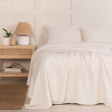 Load image into Gallery viewer, Royal Comfort Stripes Linen Blend Sheet Set Bedding Luxury Breathable Ultra Soft