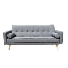 Load image into Gallery viewer, Casa Decor Sicily 2 in 1 Sofa Bed 3 Seater Futon Couch Recliner