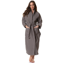 Load image into Gallery viewer, Royal Comfort 100% Cotton Bathrobe Waffle Unisex Ultra Soft Absorbent Durable