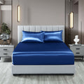 Royal Comfort Satin Sheet Set 3 Piece Fitted Pillowcase Silky Smooth
