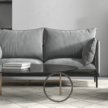 Load image into Gallery viewer, Casa Decor Camilla Luxury Upholstered Fabric Sofa 2 Seater Light Grey