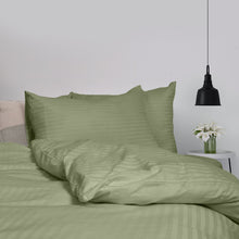 Load image into Gallery viewer, Royal Comfort Kensington 1200 Thread Count 100% Cotton Stripe Quilt Cover Set
