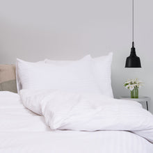 Load image into Gallery viewer, Royal Comfort Kensington 1200 Thread Count 100% Cotton Stripe Quilt Cover Set