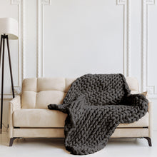 Load image into Gallery viewer, Royal Comfort Chunky Hand Knit Thick Weighted Blanket Plush 6.3KG