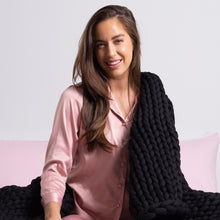 Load image into Gallery viewer, Royal Comfort Chunky Hand Knit Thick Weighted Blanket Plush 6.3KG