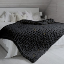 Load image into Gallery viewer, Royal Comfort Chunky Hand Knit Thick Weighted Blanket Plush 6.3KG