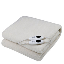 Load image into Gallery viewer, Royal Comfort Fleece Top Electric Blanket Fitted Heated Winter Underlay Washable