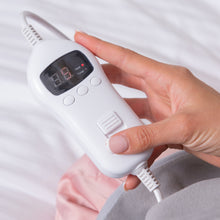 Load image into Gallery viewer, Royal Comfort Heated Faux Fur Throw Fleece Electric Blanket Washable Double-Side