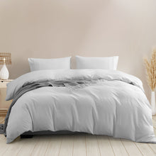 Load image into Gallery viewer, Royal Comfort Luxury Striped Linen Quilt Cover Set Soft Touch Premium Bedding