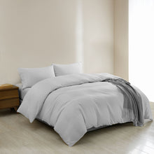 Load image into Gallery viewer, Royal Comfort Luxury Striped Linen Quilt Cover Set Soft Touch Premium Bedding