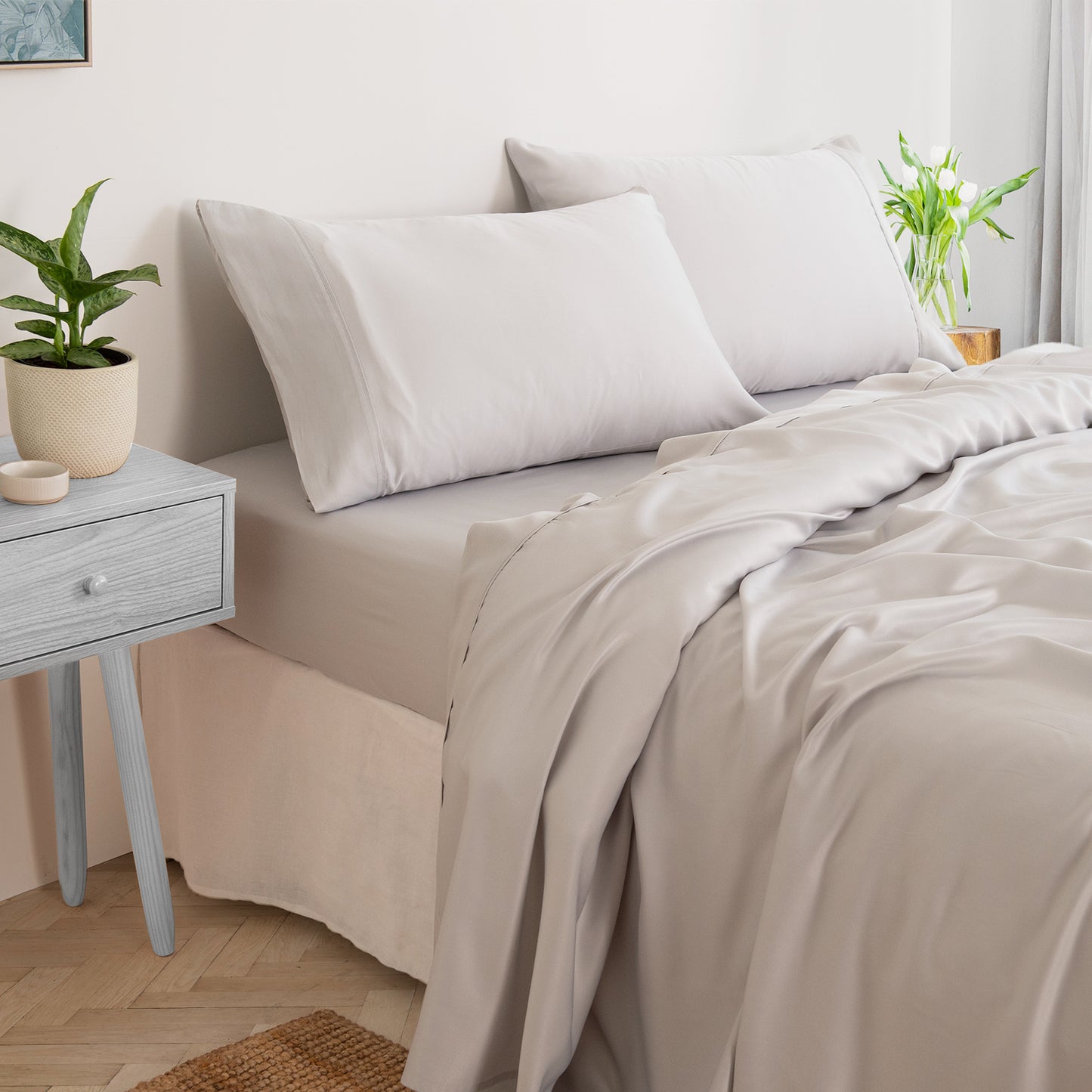 Royal Comfort 3000 Thread Count Bamboo Cooling Sheet Set Soft Touch Bedding