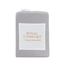 Load image into Gallery viewer, Royal Comfort Fleece Flannel Sheet Set Ultra Soft Warm Winter Thermal Bedding