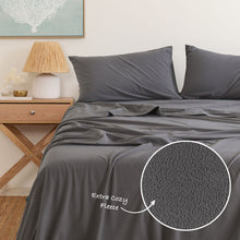 Load image into Gallery viewer, Royal Comfort Fleece Flannel Sheet Set Ultra Soft Warm Winter Thermal Bedding