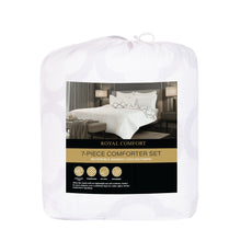 Load image into Gallery viewer, Royal Comfort Bamboo Cooling Reversible 7 Piece Comforter Set Bedspread