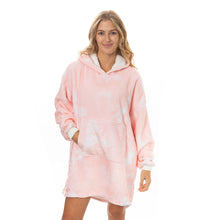 Load image into Gallery viewer, Royal Comfort Snug Hoodie Nightwear Super Soft Reversible Fleece 750GSM