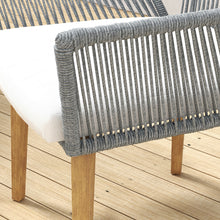 Load image into Gallery viewer, Arcadia Furniture 3 Piece Bistro Set Stylish Weather Resistant Outdoor Dark Grey