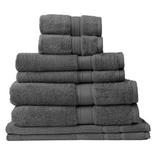 Load image into Gallery viewer, Royal Comfort Towel 8 Piece Set 100% Cotton Zero Twist Luxury Plush Soft