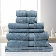 Load image into Gallery viewer, Royal Comfort Towel 8 Piece Set 100% Cotton Zero Twist Luxury Plush Soft