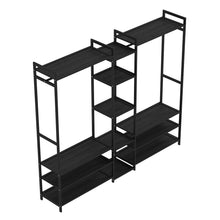 Load image into Gallery viewer, Milano Decor Multifunctional Bamboo Clothes Rack Storage Stand Organiser