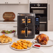 Load image into Gallery viewer, Kitchen Couture Dual Drawer Vertex Air Fryer 11L ��� Compact Stacked Design for Family Kitchens