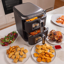 Load image into Gallery viewer, Kitchen Couture Dual Drawer Vertex Air Fryer 11L ��� Compact Stacked Design for Family Kitchens