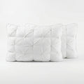 Royal Comfort 800GSM Luxury Hotel Pillow 2 Pack Microfibre 50x90cm White