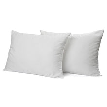 Load image into Gallery viewer, Royal Comfort Goose Down Feather Pillows 1000GSM 100% Cotton Cover - Twin Pack
