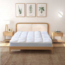Load image into Gallery viewer, Royal Comfort 1000GSM Luxury Bamboo Fabric Gusset Mattress Pad Topper Cover