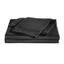 Load image into Gallery viewer, Kensington 1200 Thread Count 100% Cotton Sheet Set Stripe Hotel Grade Soft Touch