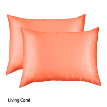 Load image into Gallery viewer, Royal Comfort Mulberry Soft Silk Luxurious Hypoallergenic Pillowcase Twin Pack