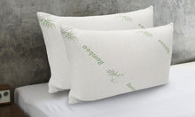 Load image into Gallery viewer, Memory Foam Pillow Bamboo Covered Ultra Soft Hypoallergenic