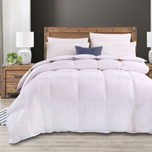 Load image into Gallery viewer, Royal Comfort Goose Feather And Down Quilt + Twin Pack 1000GSM Goose Pillows