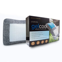 Load image into Gallery viewer, Royal Comfort Cool Gel Charcoal Infused High Density Memory Foam Pillow